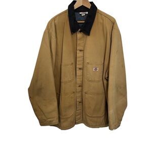 Dickies Vintage Blanket Lined Duck Canvas Workwear Chore Barn Field Jacket XXL